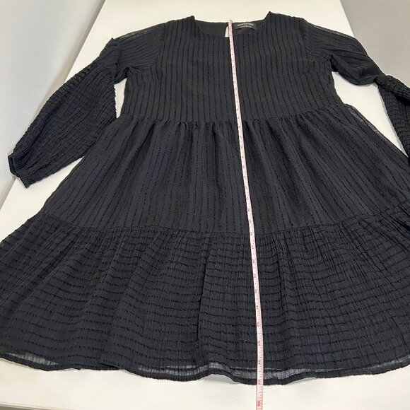 EUC MINKPINK Lylah Long Sleeve Dress in Black, Relaxed Fit, Size Large - Picture 15 of 16